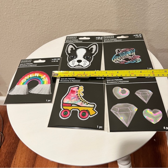 8 piece Iron-on patches - Picture 7 of 7